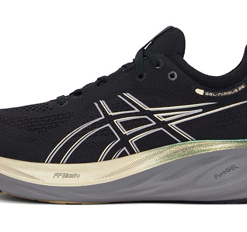 ASICS 젤 NIMBUS 26 로우탑 캐주얼 도시 출근룩 러닝 신발 남성 블랙