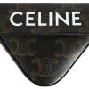 CELINE 트리옴프 캔버스+가죽 숄더 백, 크로스 백 레귤러 여성 브라운
