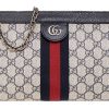 구찌 오피디아 Gg 스몰 숄더백 베이지 블루 슈프림 L26*W8*H17.5cm