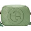 구찌 블론디 스몰 숄더백 그린 레더 L21*W5*H15.5cm