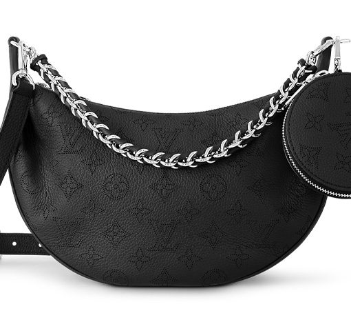 LOUIS VUITTON 송아지 가죽 숄더 백, 크로스 백 S 여성 블랙 L26*W7.5*H17cm