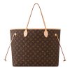 LOUIS VUITTON NEVERFULL 코팅 캔버스 가죽 포함 핸드 백, 숄더 백 L 여성 브라운 L40*W20*H33cm
