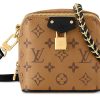 LOUIS VUITTON JUST IN CASE 코팅 캔버스 숄더 백, 크로스 백 여성 브라운 & 블랙 L13*W11.25*H14cm