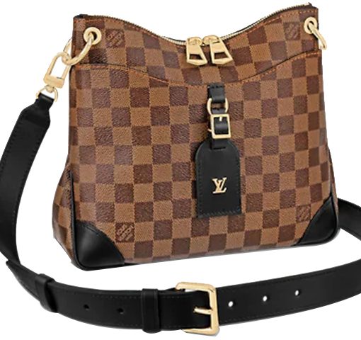 LOUIS VUITTON 오데온 캔버스 숄더백 여성 브라운 L24.8*W8.8*H28cm